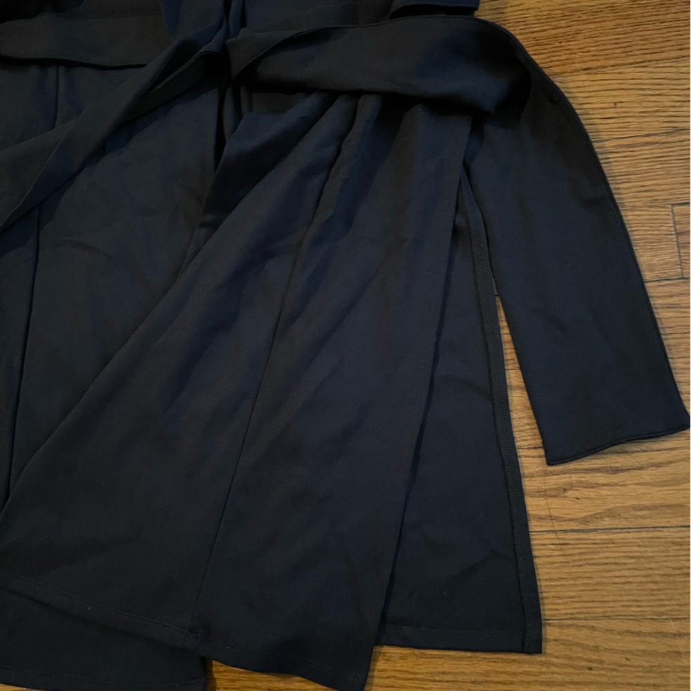 Seek No Further Elegant Black Wrap Cardigan - Picture 5 of 8
